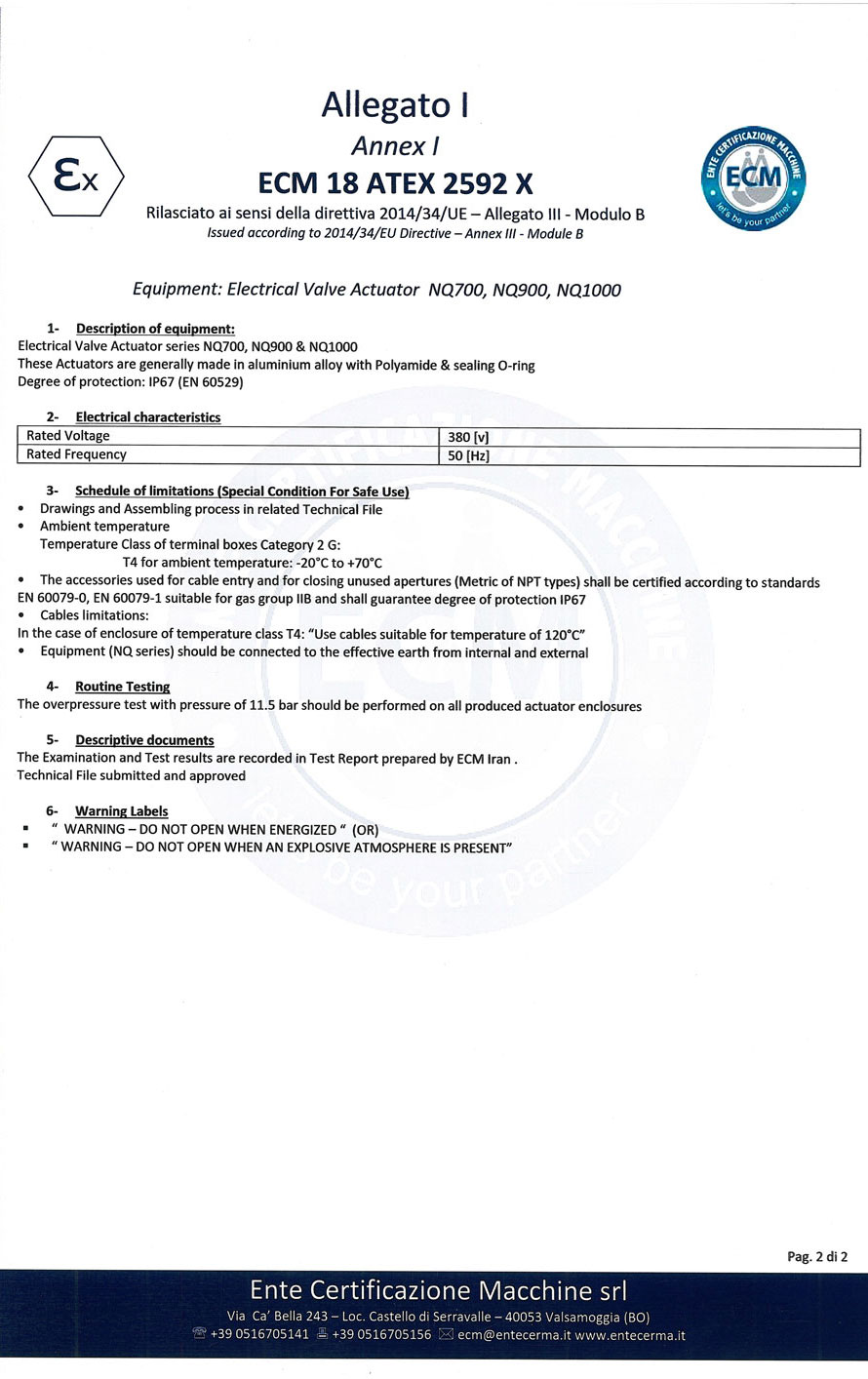 ATEX IIB از ECM - صفحه 2